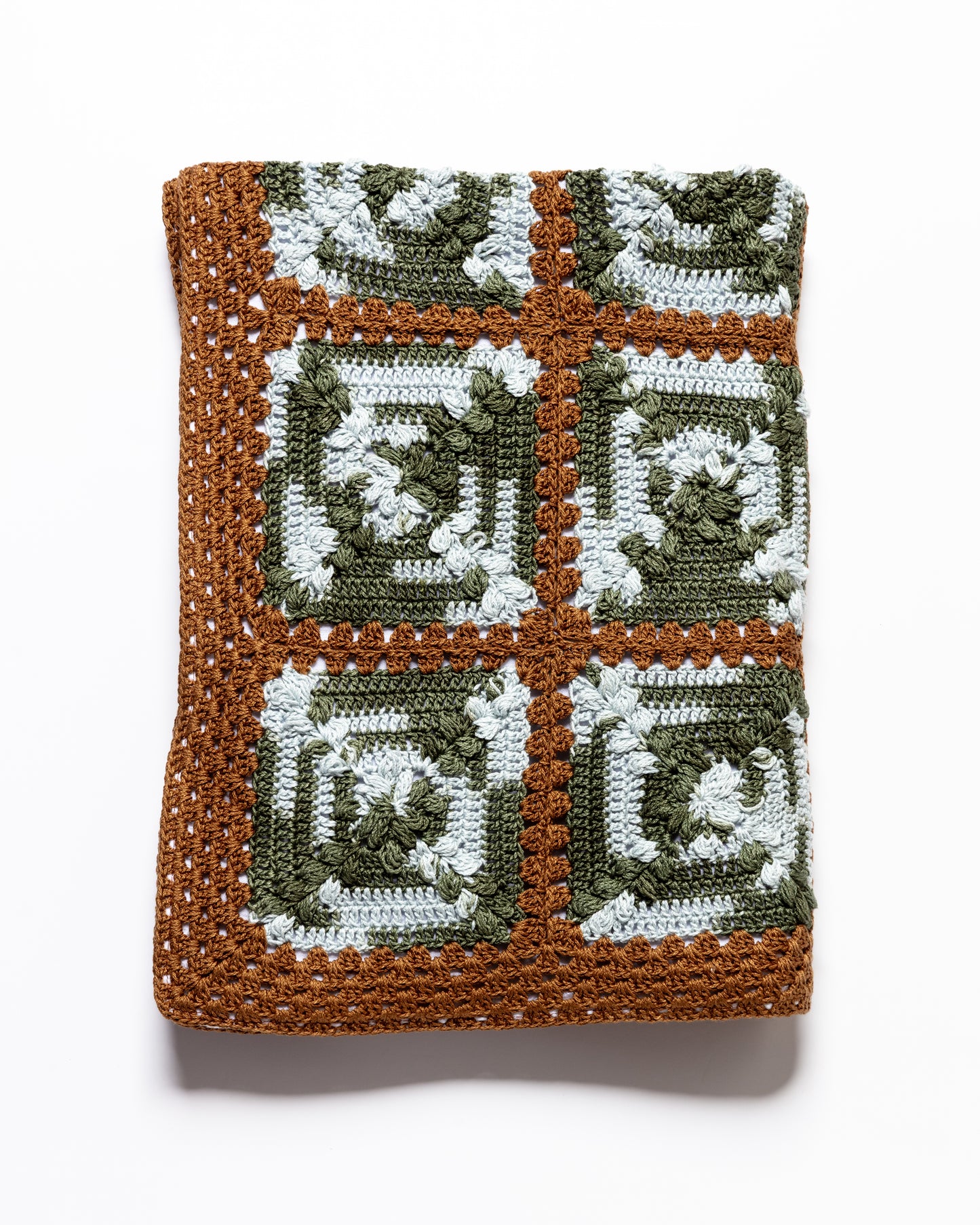 Granny Square Blanket - Frost