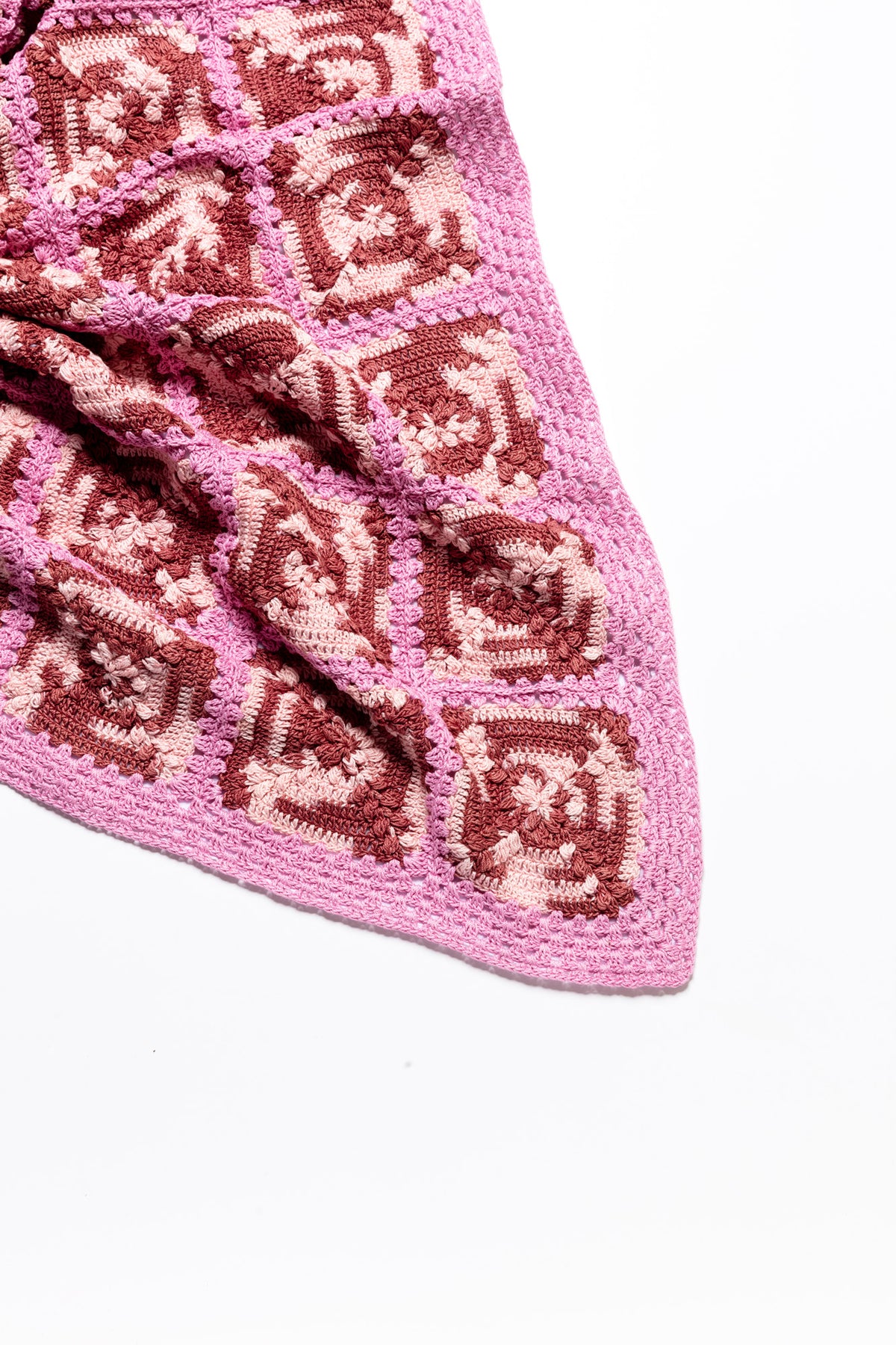 Granny Square Blanket - Rosette