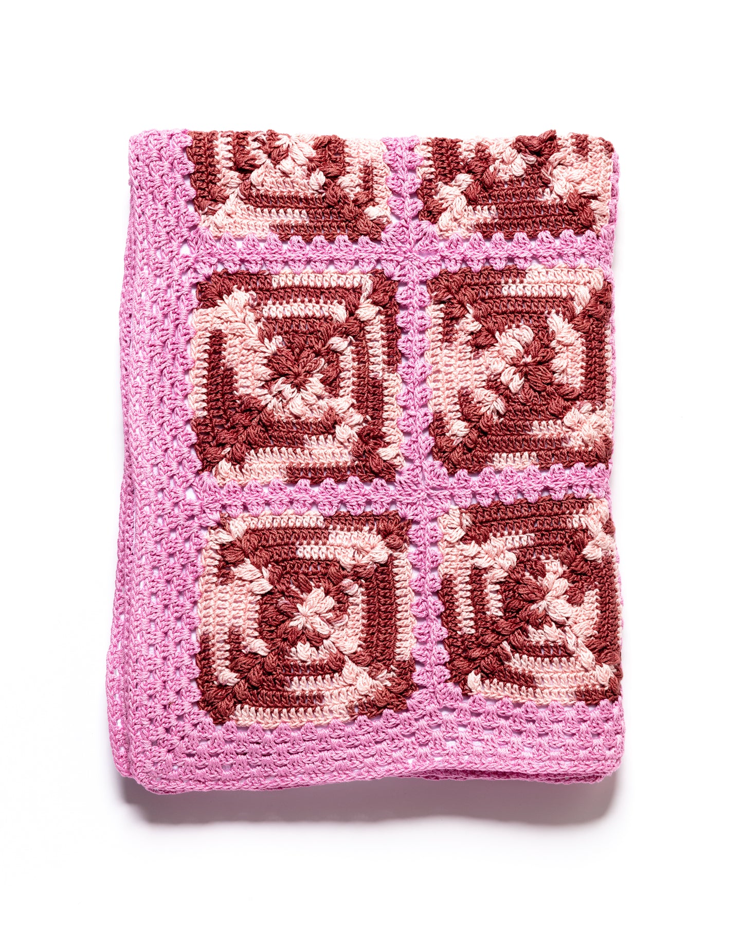 Granny Square Blanket - Rosette