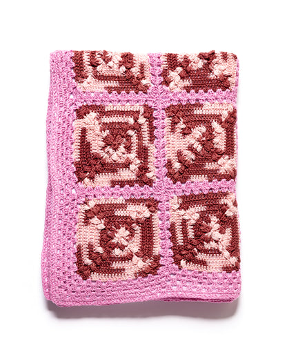 Granny Square Blanket - Rosette