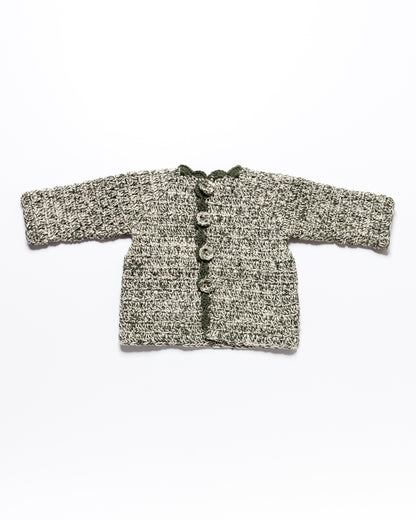 Cardigan HARLOW - Double Cotton Khaki