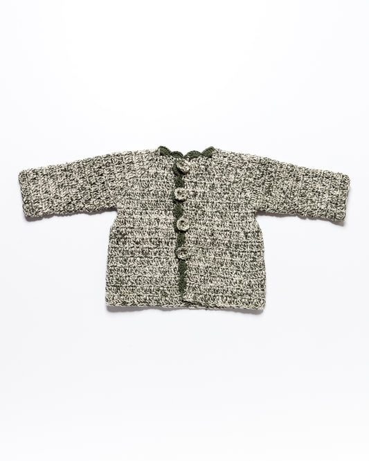 Cardigan HARLOW - Double Cotton Khaki