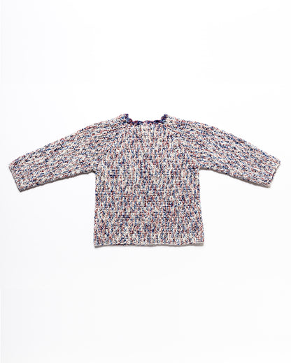 Cardigan HARLOW - Double Cotton Winterberry