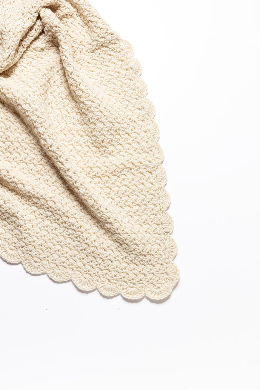 Woolen Heirloom Blanket - Cloud