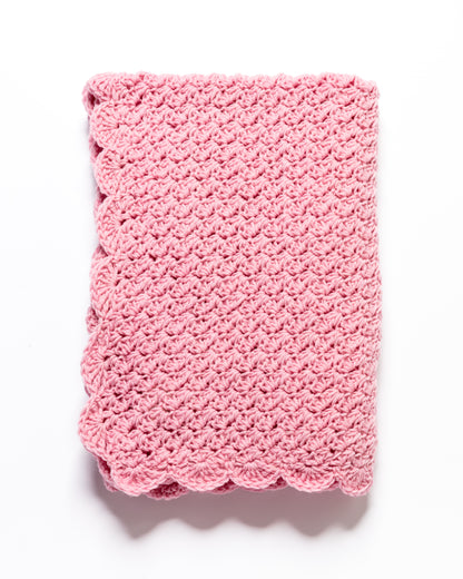 Woolen Heirloom Blanket - Cotton Candy