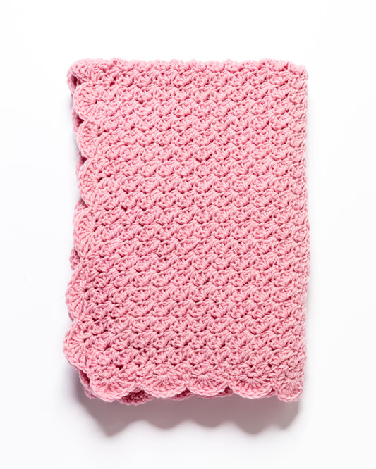 Woolen Heirloom Blanket - Cotton Candy