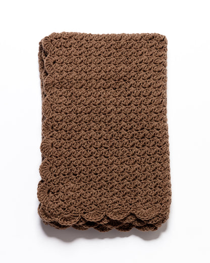 Woolen Heirloom Blanket - Toffee