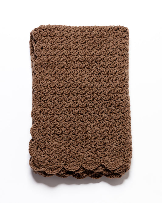 Woolen Heirloom Blanket - Toffee