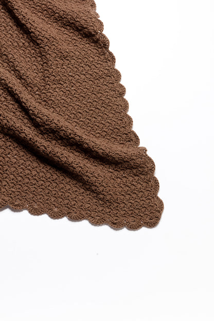 Woolen Heirloom Blanket - Toffee