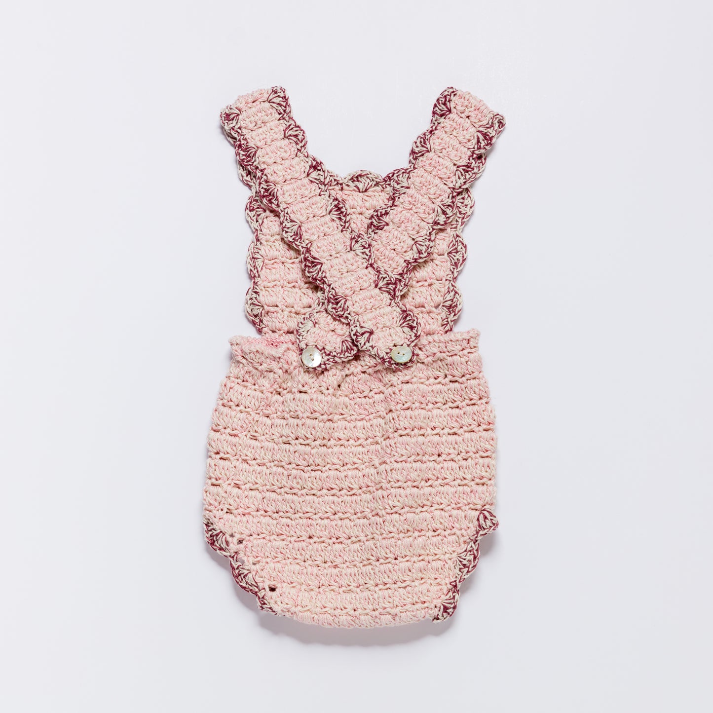 Suspender Shorts HILDA - Cotton Candy Combo