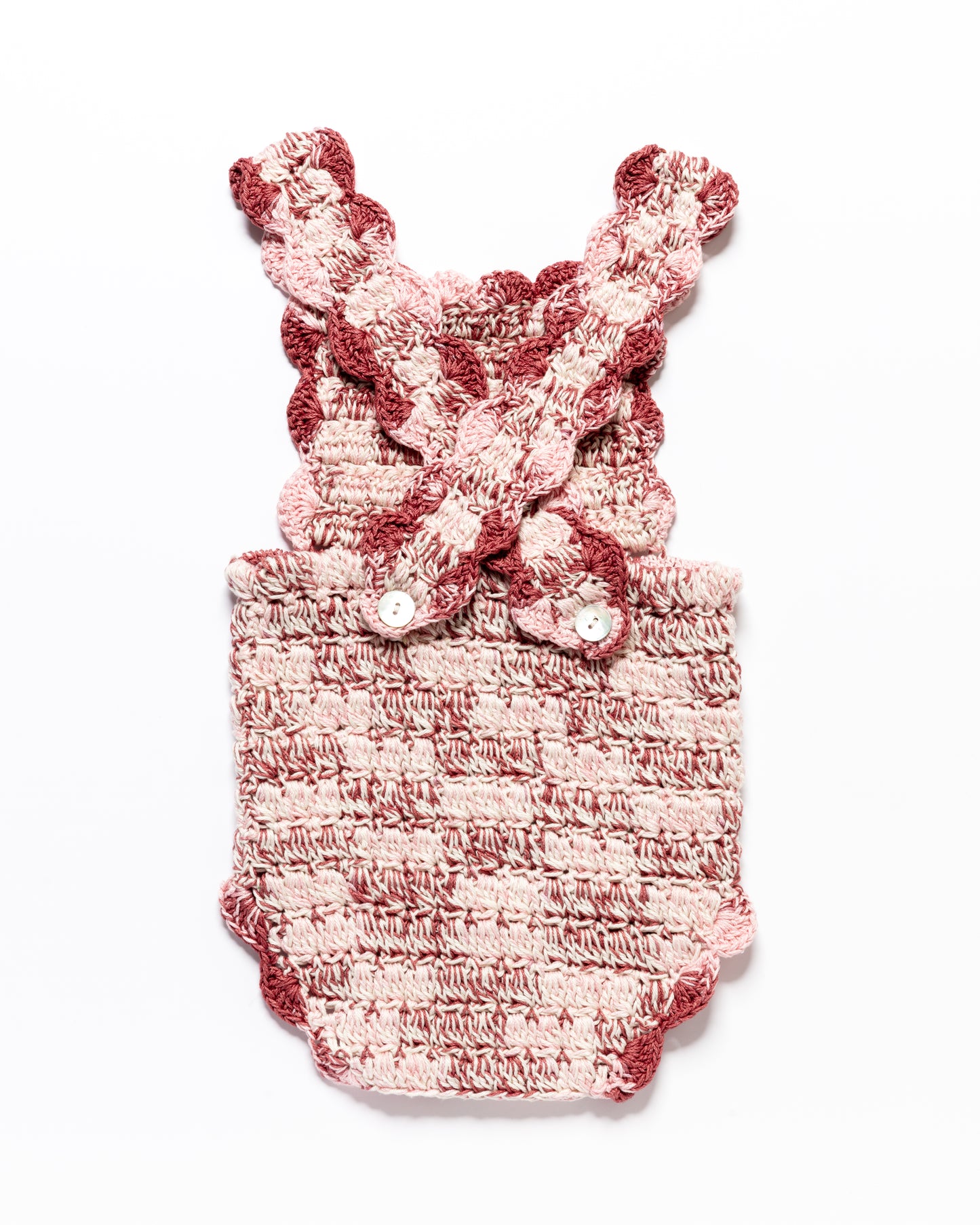 Suspender Shorts HILDA - Double Cotton Rosette