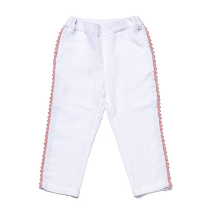 Trousers HARPER  - Light Blush