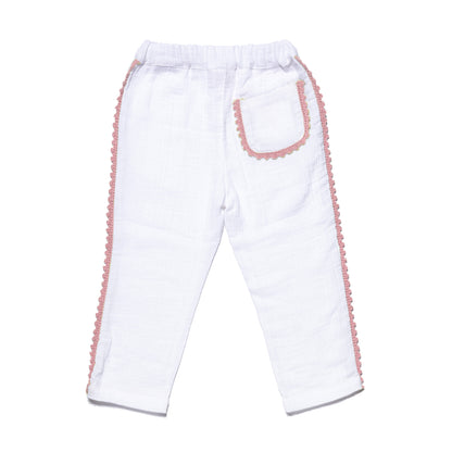 Trousers HARPER  - Light Blush