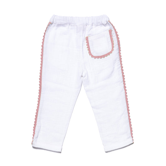 Trousers HARPER  - Light Blush