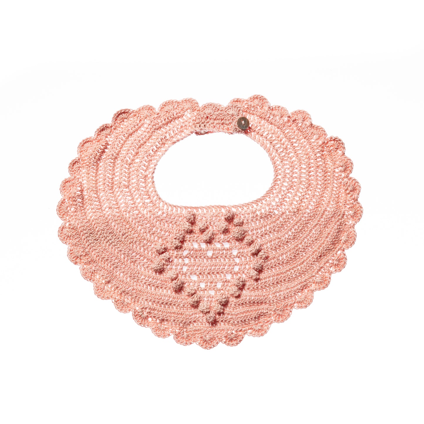 Bib HEART - Light Blush