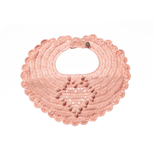 Bib HEART - Light Blush