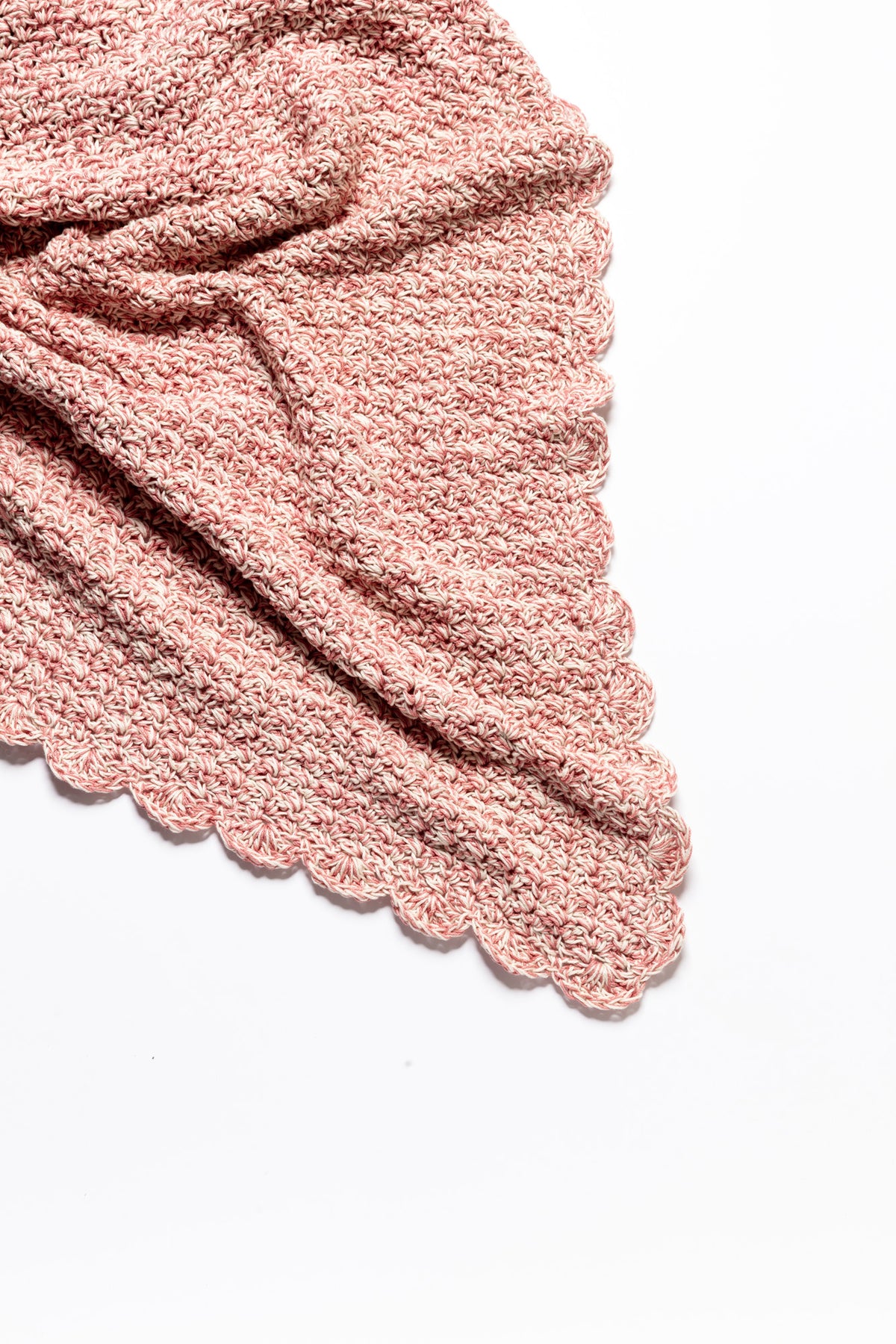 Cotton Heirloom Blanket - Double Cotton Blush