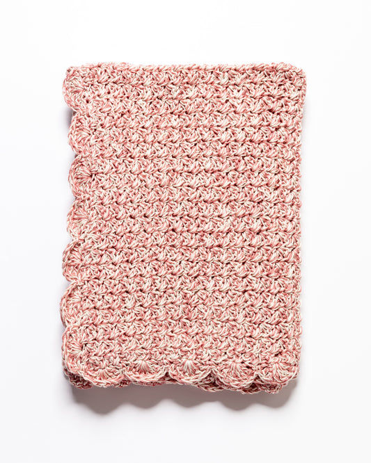Cotton Heirloom Blanket - Double Cotton Blush