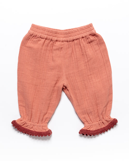 Trousers ILA - Antique Rose
