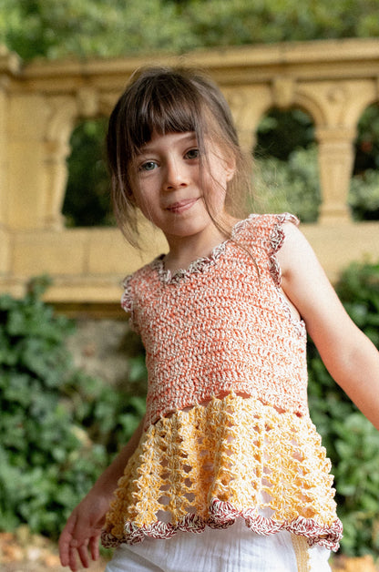 Peplum Top MEI - Poppies
