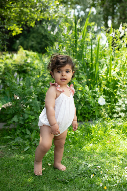 Crossover Romper SOLEIL - Painted Pinks