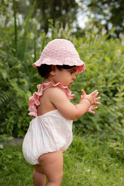 Crossover Romper SOLEIL - Painted Pinks