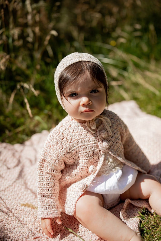 Cardigan HARLOW - Light Blush Melangé