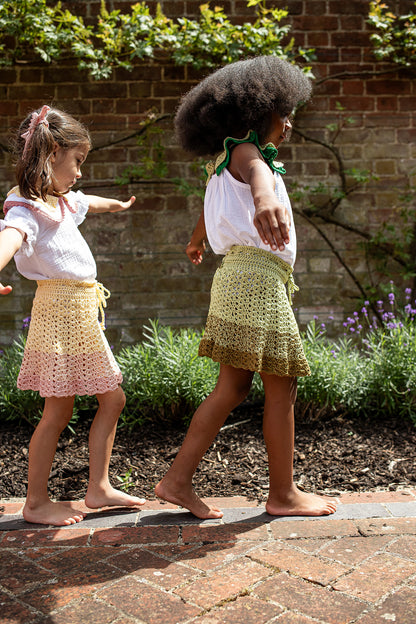 Fanned Skirt ESTER - Combo Blush