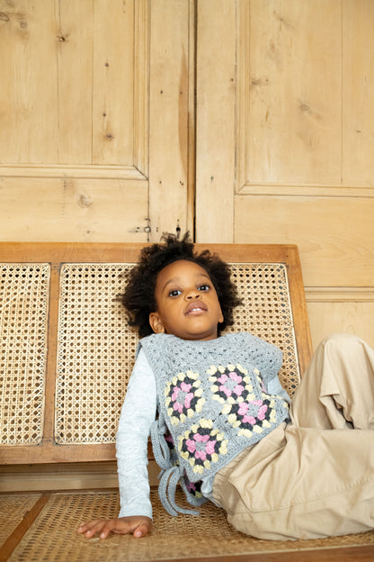 Woolen Vest ROWAN - GSQ Pink