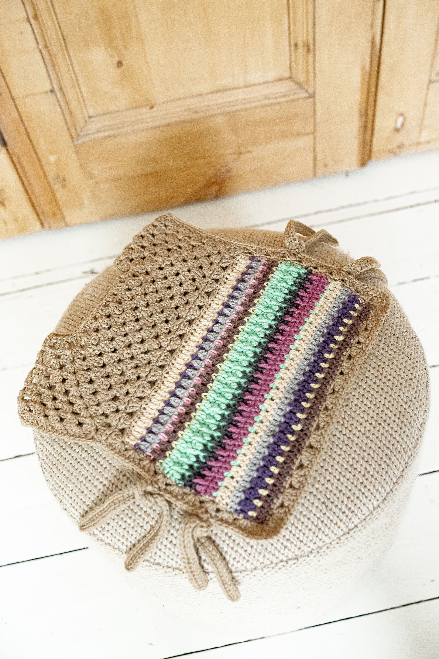 Woolen Vest ROWAN - Multi Stripe