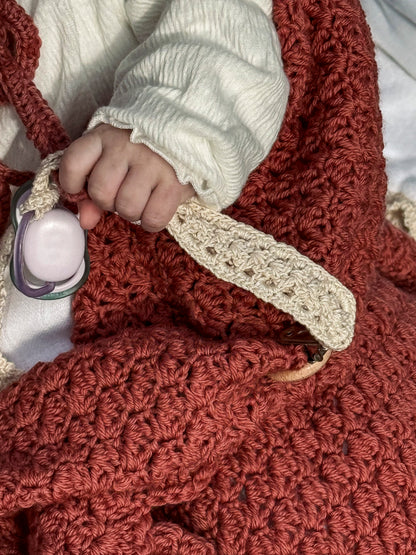 Pacifier Strap - Beige