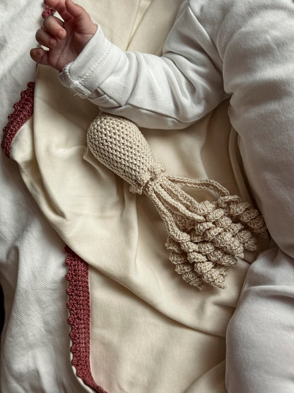 Jersey Swaddle - Dusty Rose