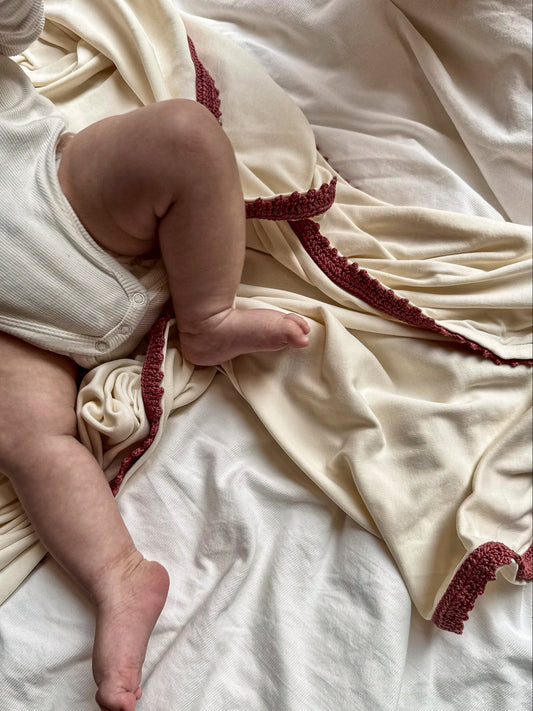 Jersey Swaddle - Dusty Rose