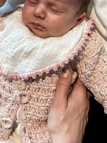 Muslin Bib - Light Blush
