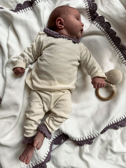 Triple Swaddle Blanket - Lavender