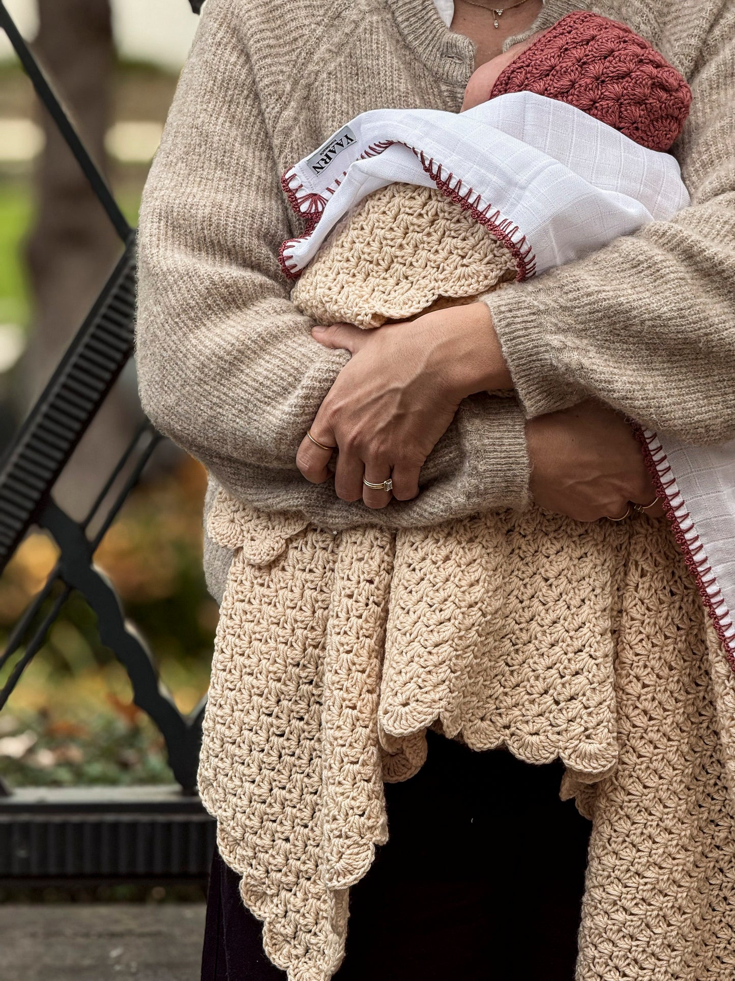 Woolen Heirloom Blanket - Vanilla