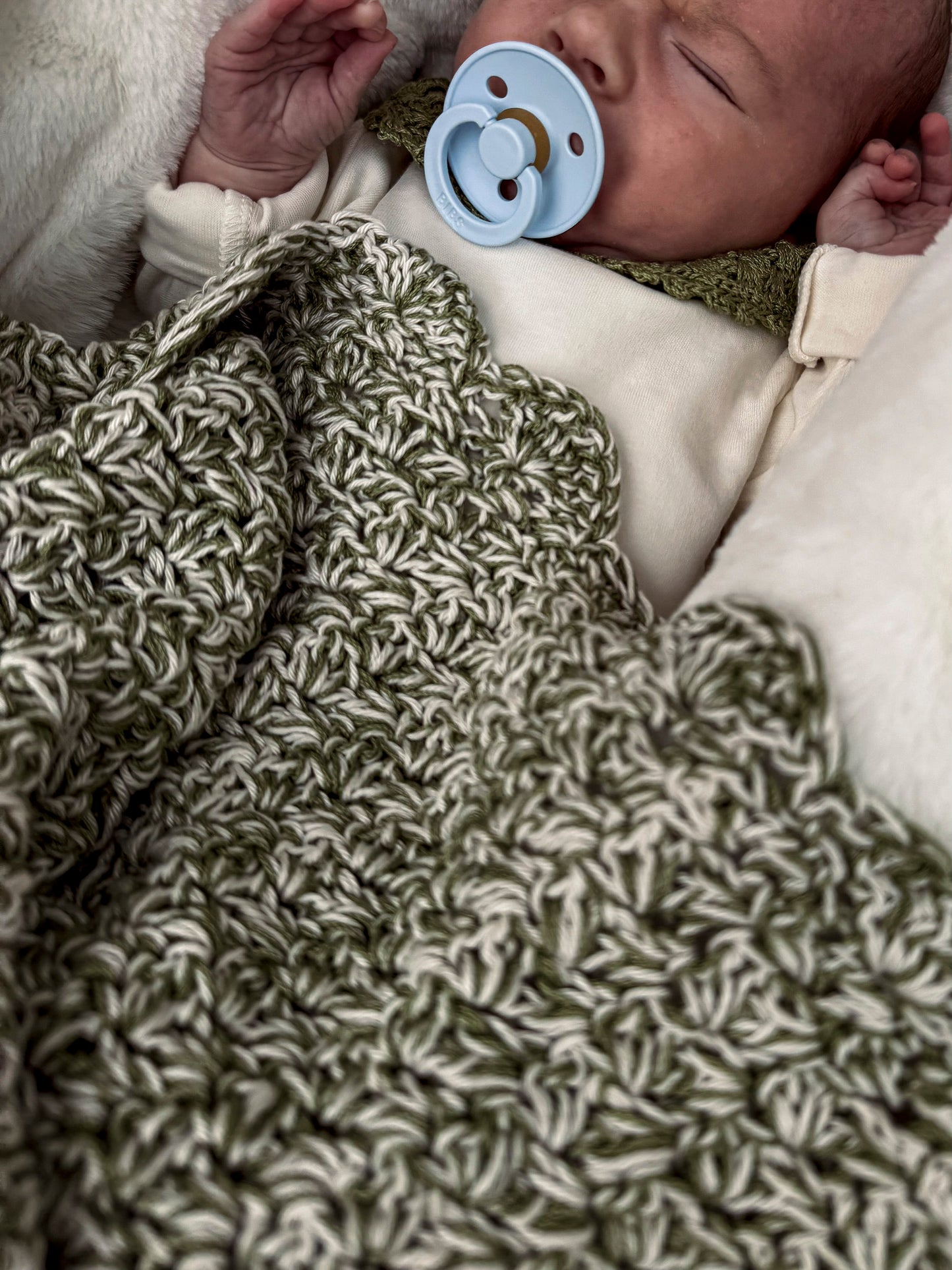 Cotton Heirloom Blanket - Cactus