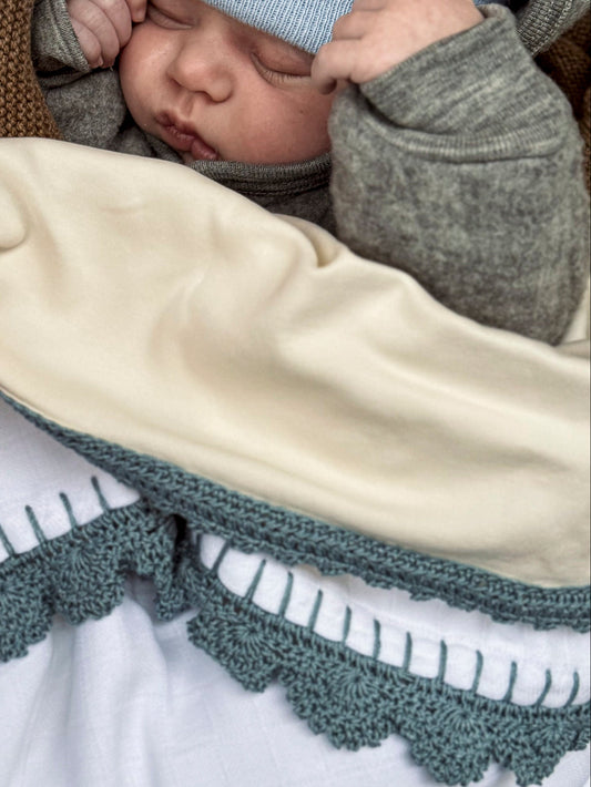 Jersey Swaddle - Light Moon