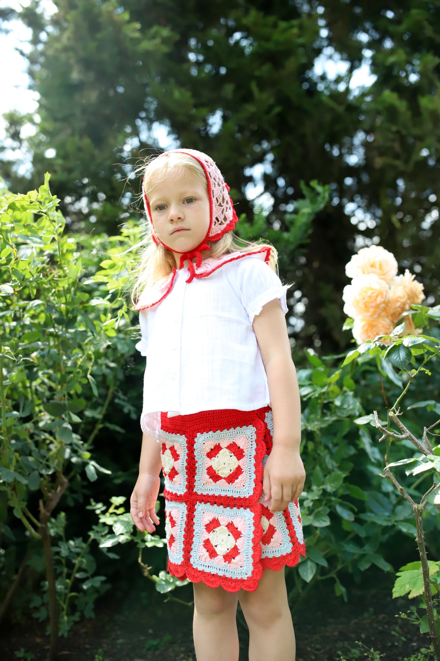 Double Collar Blouse LEILA - Cotton Candy Combo