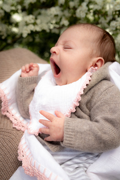Muslin Bib - Cotton Candy