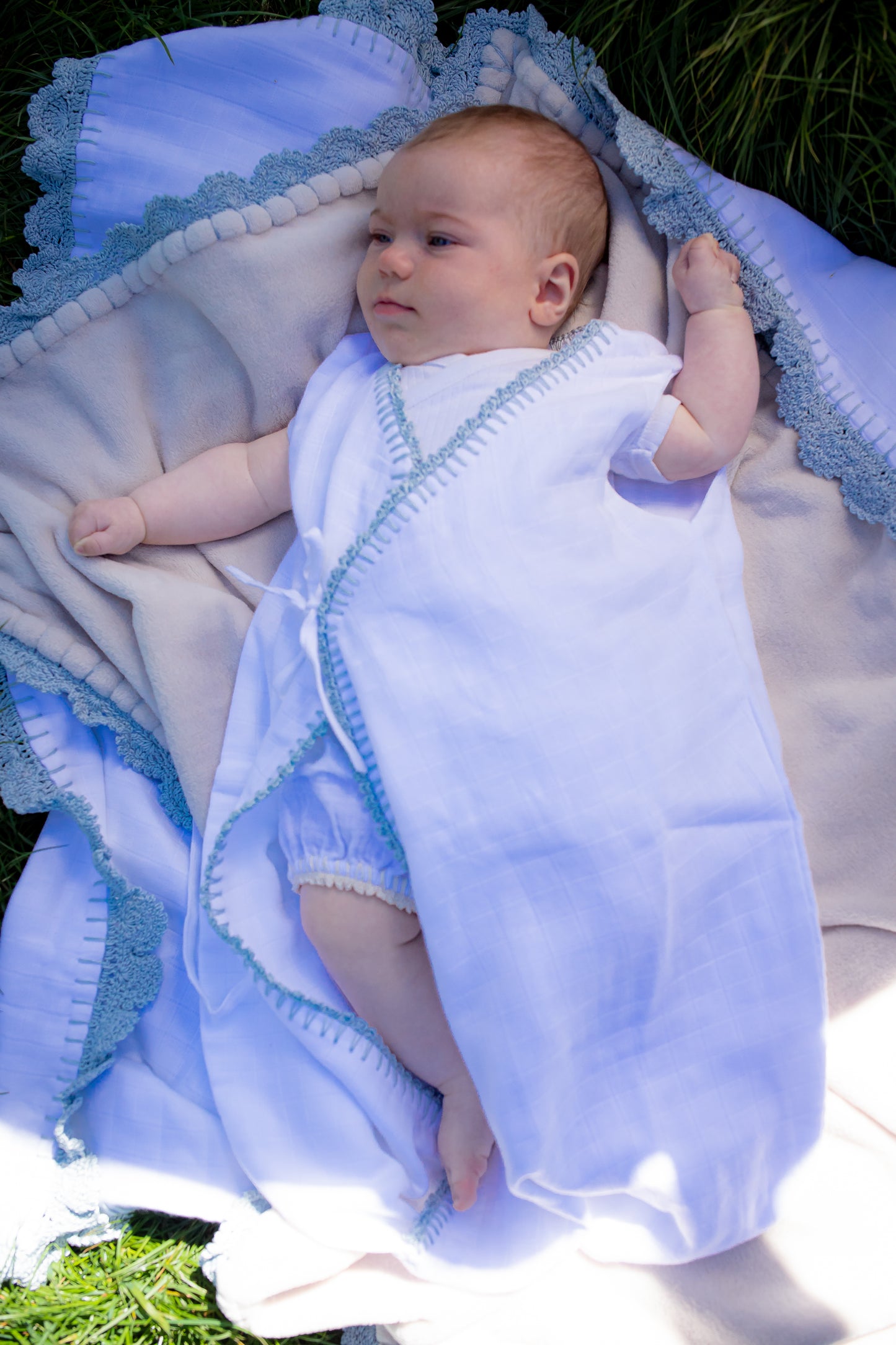 Muslin Sleeping Bag - Sky