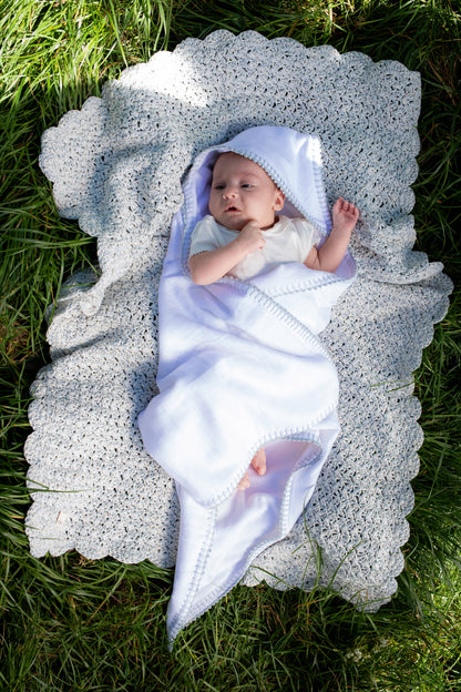 Capped Terry Towel - Sky