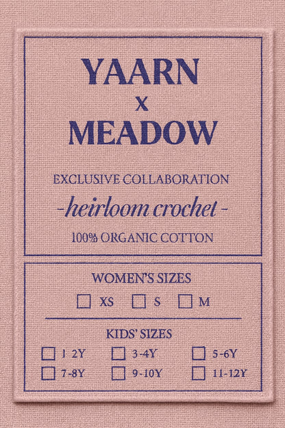 Skirt PALERMO (Adult) - Açai/Light Pink -  YAARN X MEADOW COLLAB