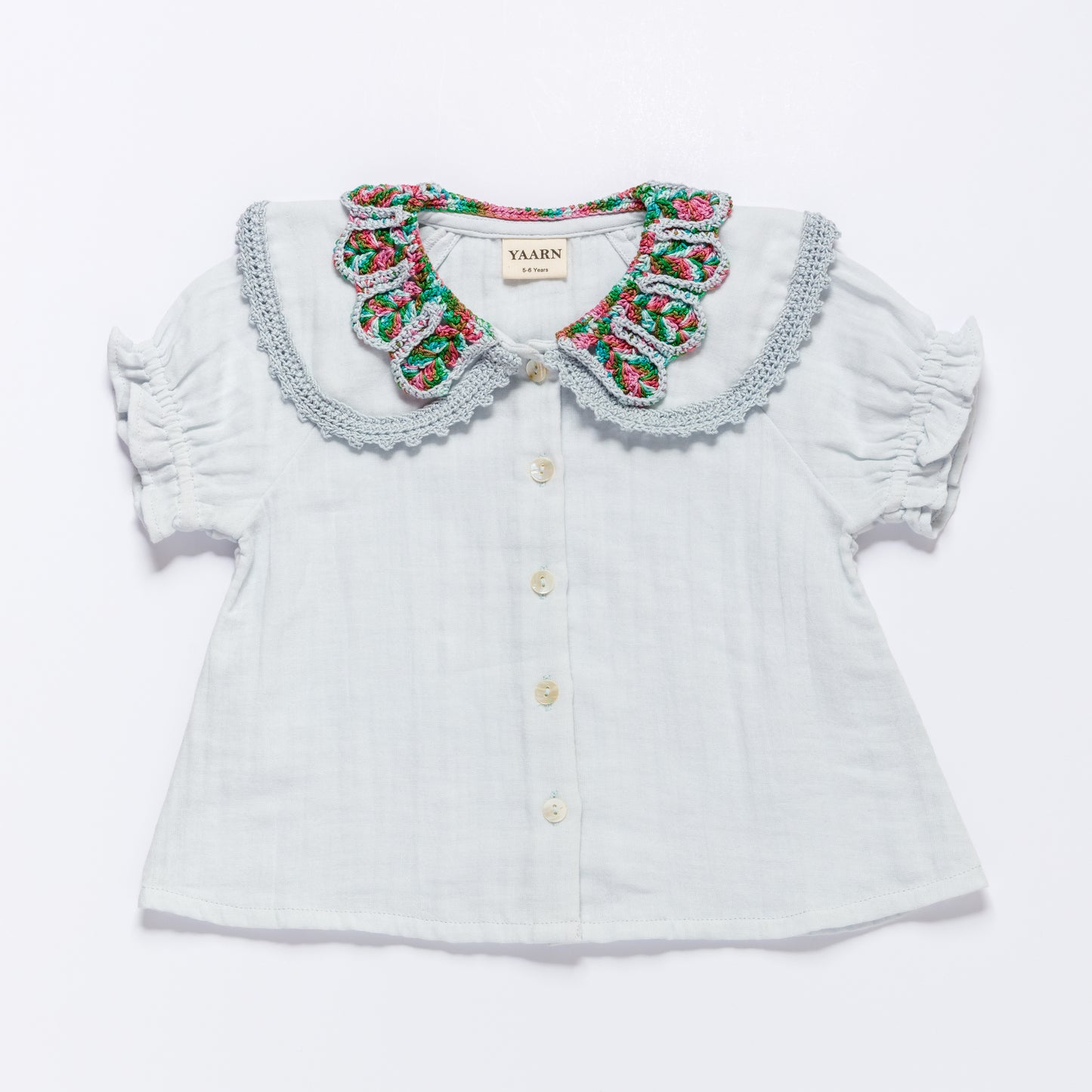 Double Collar Blouse LEILA - Candymix Combo