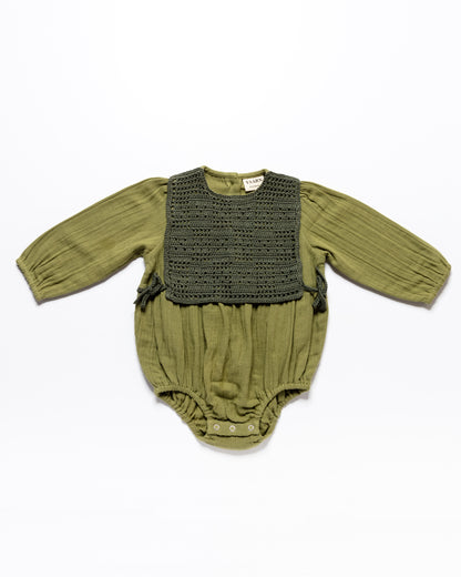 Panel Romper LULU - Olive