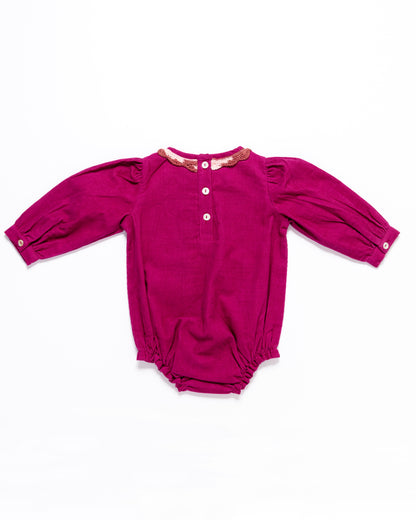 Romper MARGOT - Raspberry