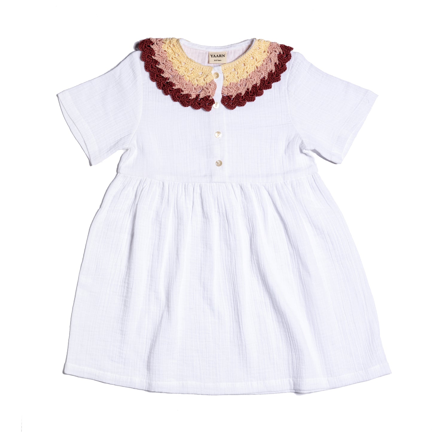 Collar Dress MEADOW - Combo Blush