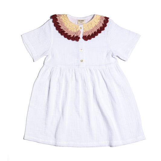Collar Dress MEADOW - Combo Blush