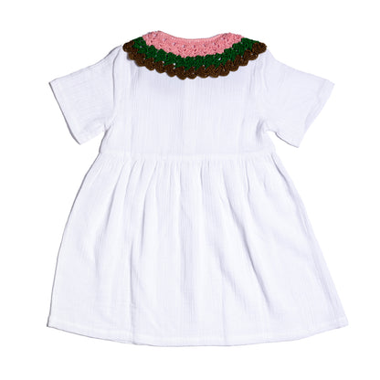 Collar Dress MEADOW - Combo Green