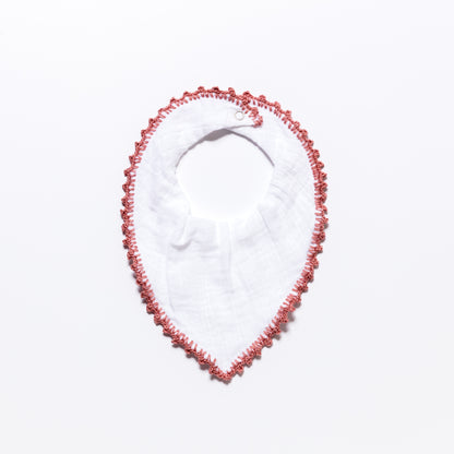 Muslin Bib - Dusty Rose